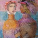 Король и королева. 70х70см. х.м. 2008г.